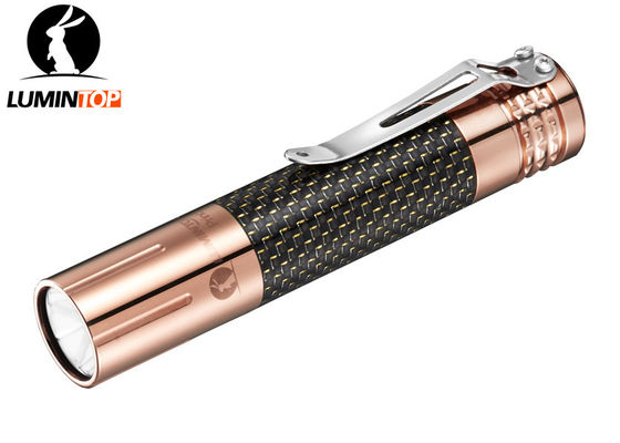 China Tragbarer Lumintop Prinz Copper Flashlight, 18650 Batterie-geführtes Fackel-Minilicht fournisseur